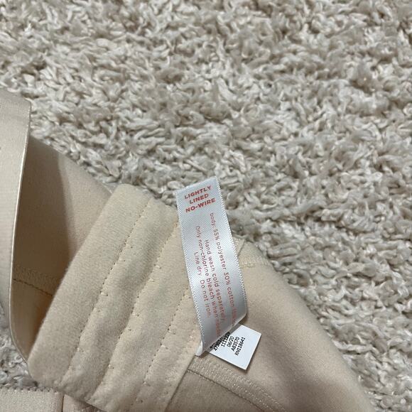 Cacique Lane Bryant Size 46D Beige Lightly Lined No Wire Bra - Picture 6 of 6